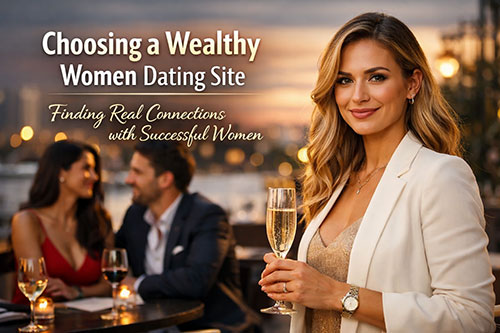 wealthy women dating site
